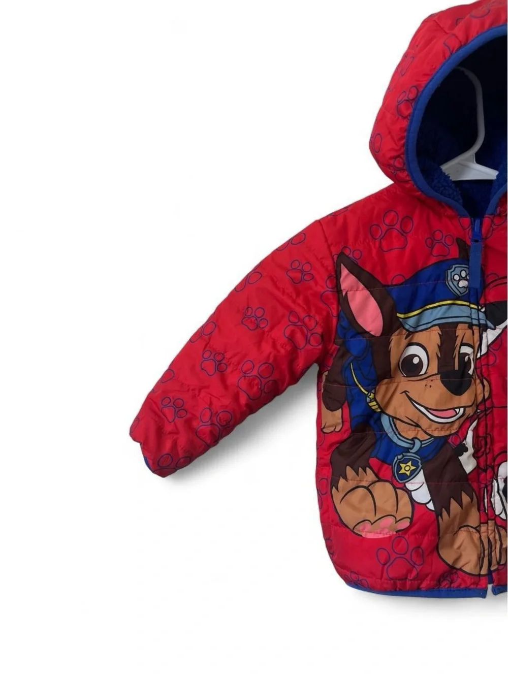 Toddler Boy 2T Paw Patrol Quilted Puffer Winter Jacket Toddler Coat Hood Zip Up